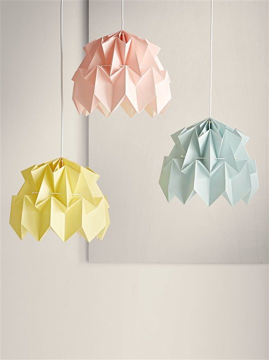 suspension origami pastel