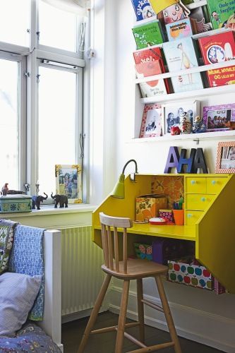 bureau-enfant-jaune