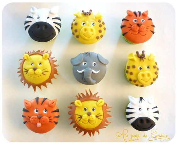 anniversaire-safari-cupcakes