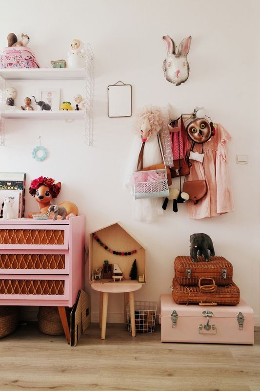 chambre-fille-vintage