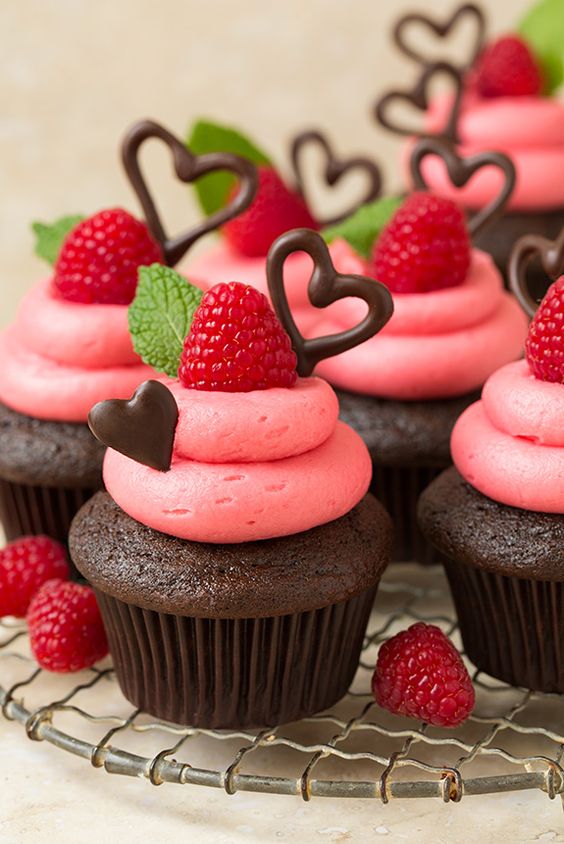 cupcakes-choco-framboise
